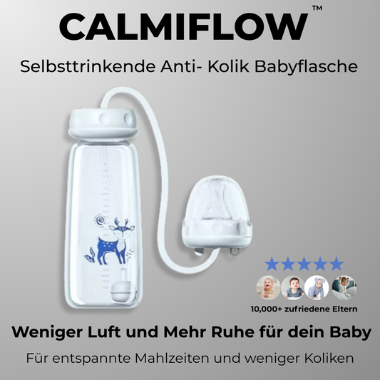 CalmiFlowᵀᴹSelbsttrinkende Anti-Kolik Babyflasche