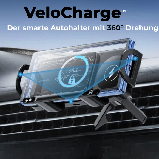 VeloCharge 360™ Kabelloser Auto-Handyhalter