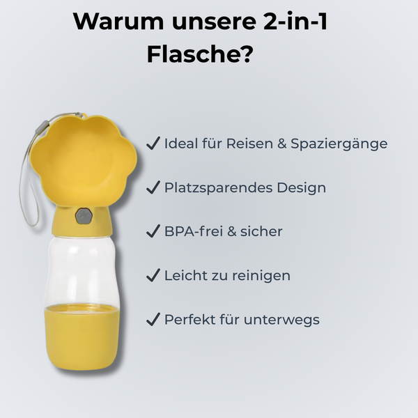Outdoor Trinkflasche für Hunde und Katzen